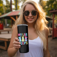 Easter Lab Tech Skinny Tumbler Cute Bunny My Lab Peeps - Wonder Print Shop