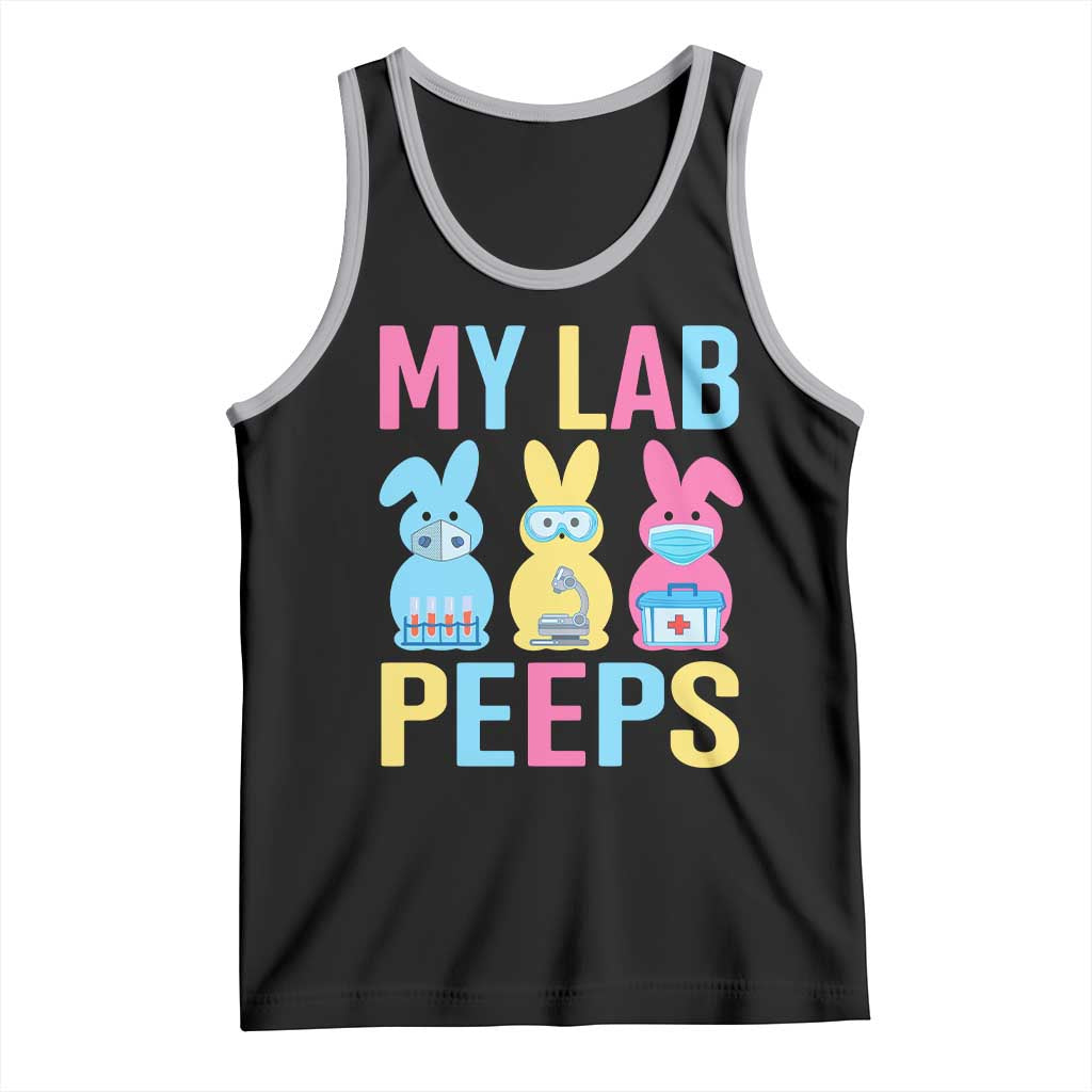 Easter Lab Tech Tank Top Cute Bunny My Lab Peeps - Wonder Print Shop