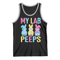 Easter Lab Tech Tank Top Cute Bunny My Lab Peeps - Wonder Print Shop