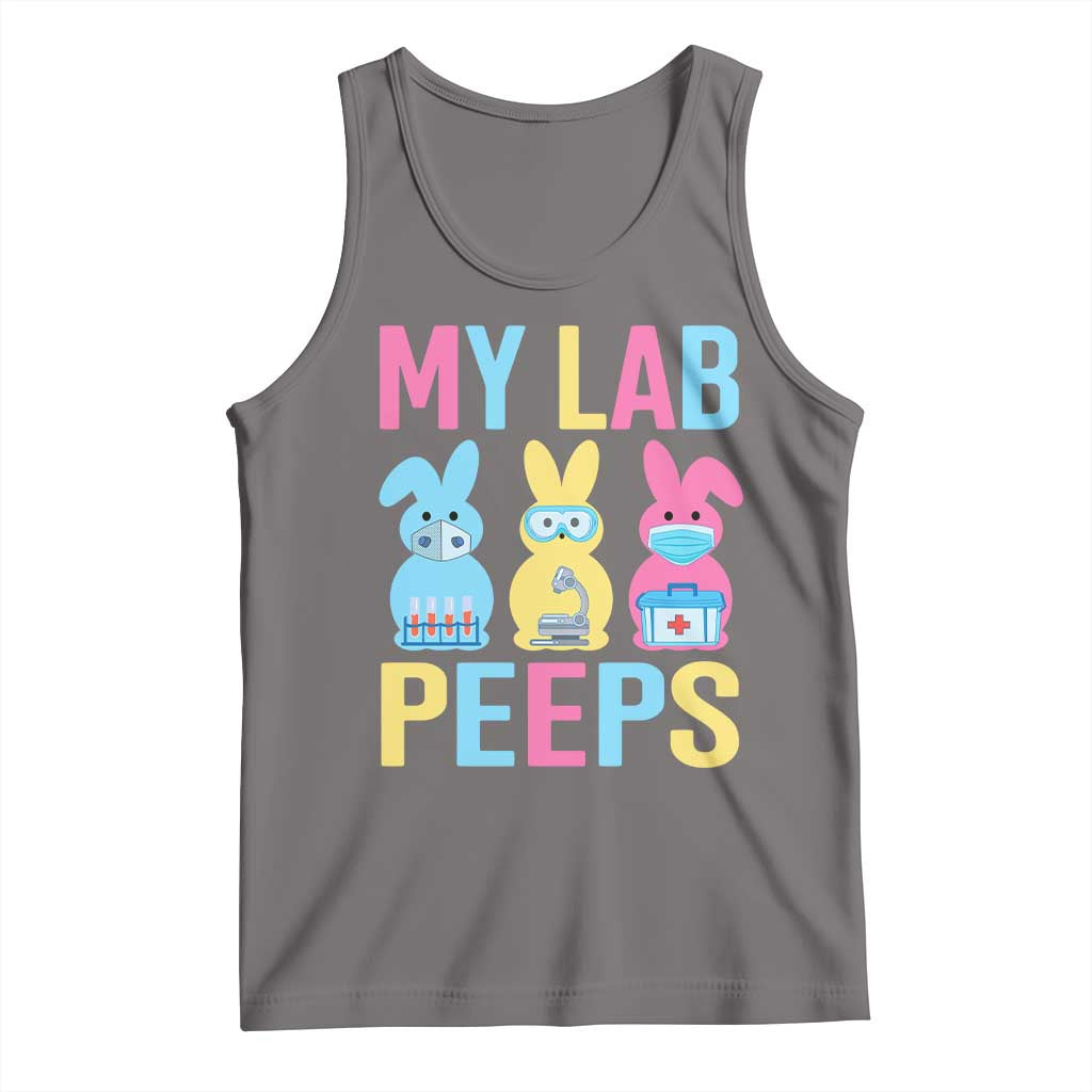 Easter Lab Tech Tank Top Cute Bunny My Lab Peeps - Wonder Print Shop
