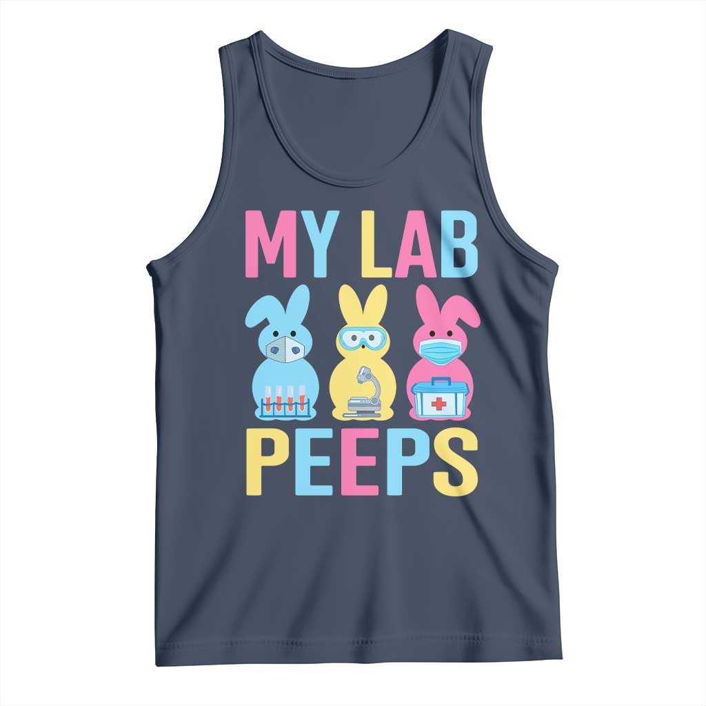 Easter Lab Tech Tank Top Cute Bunny My Lab Peeps - Wonder Print Shop