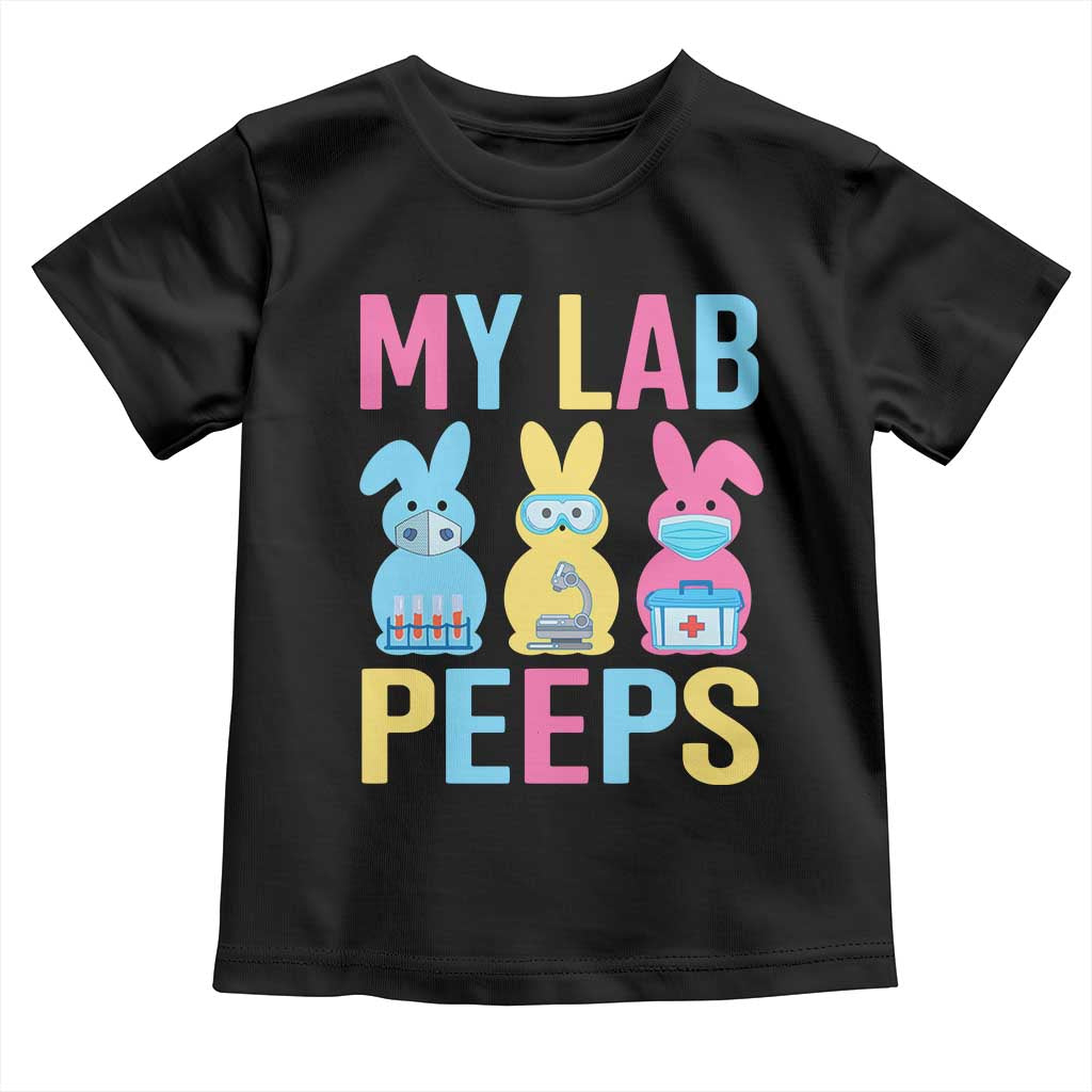 Easter Lab Tech Toddler T Shirt Cute Bunny My Lab Peeps - Wonder Print Shop