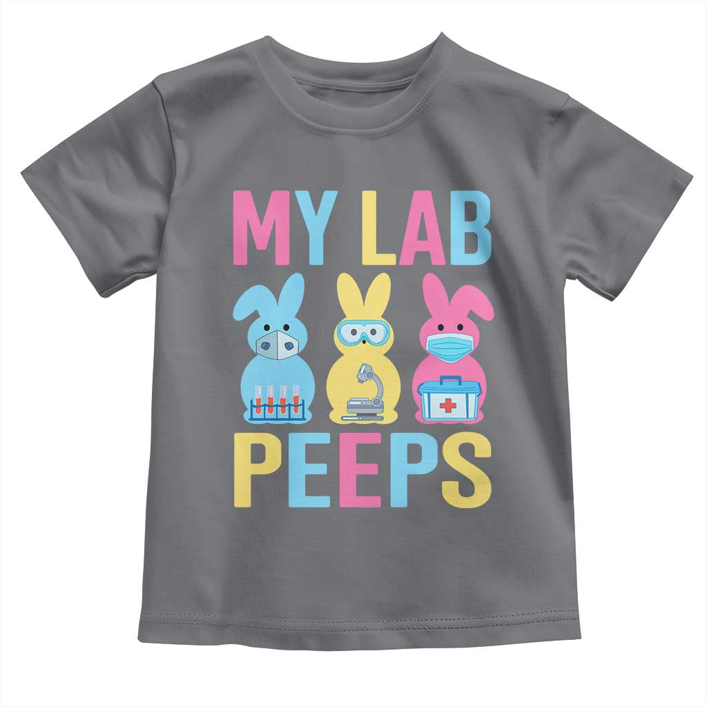 Easter Lab Tech Toddler T Shirt Cute Bunny My Lab Peeps - Wonder Print Shop