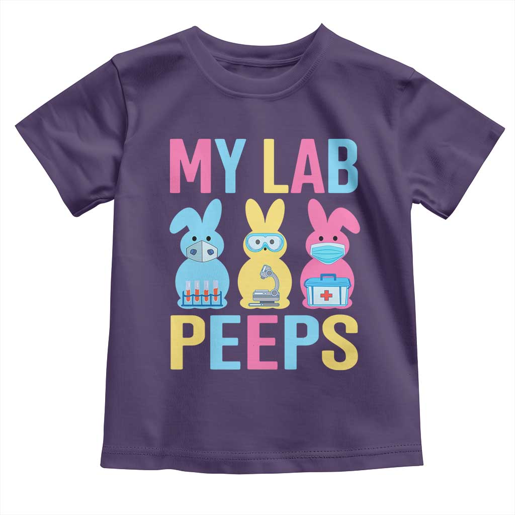 Easter Lab Tech Toddler T Shirt Cute Bunny My Lab Peeps - Wonder Print Shop
