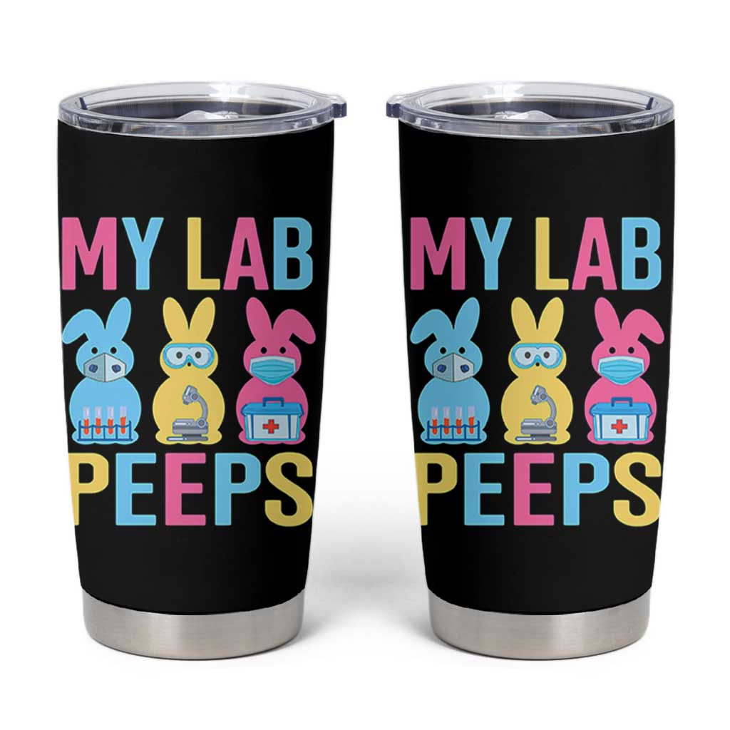 Easter Lab Tech Tumbler Cup Cute Bunny My Lab Peeps - Wonder Print Shop