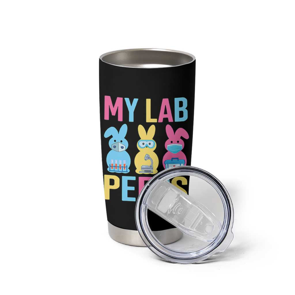 Easter Lab Tech Tumbler Cup Cute Bunny My Lab Peeps - Wonder Print Shop