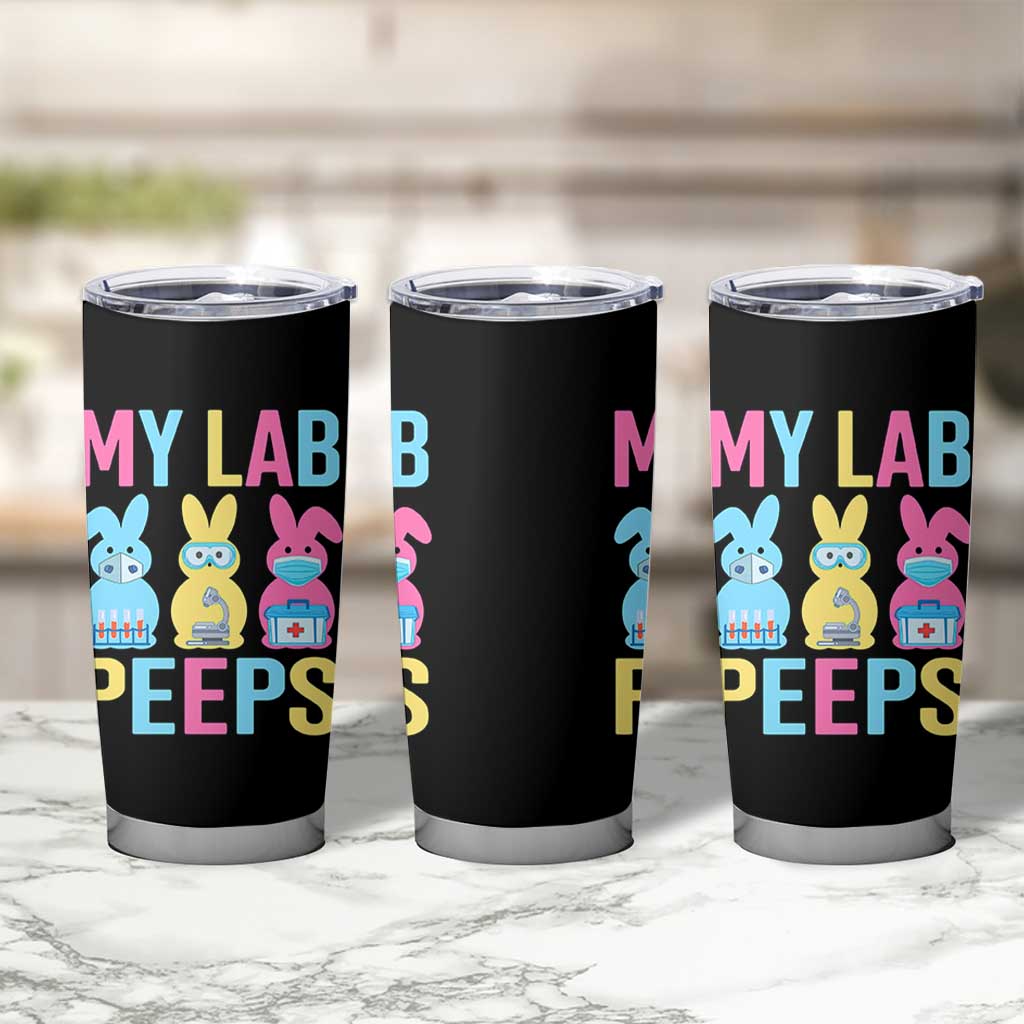 Easter Lab Tech Tumbler Cup Cute Bunny My Lab Peeps - Wonder Print Shop