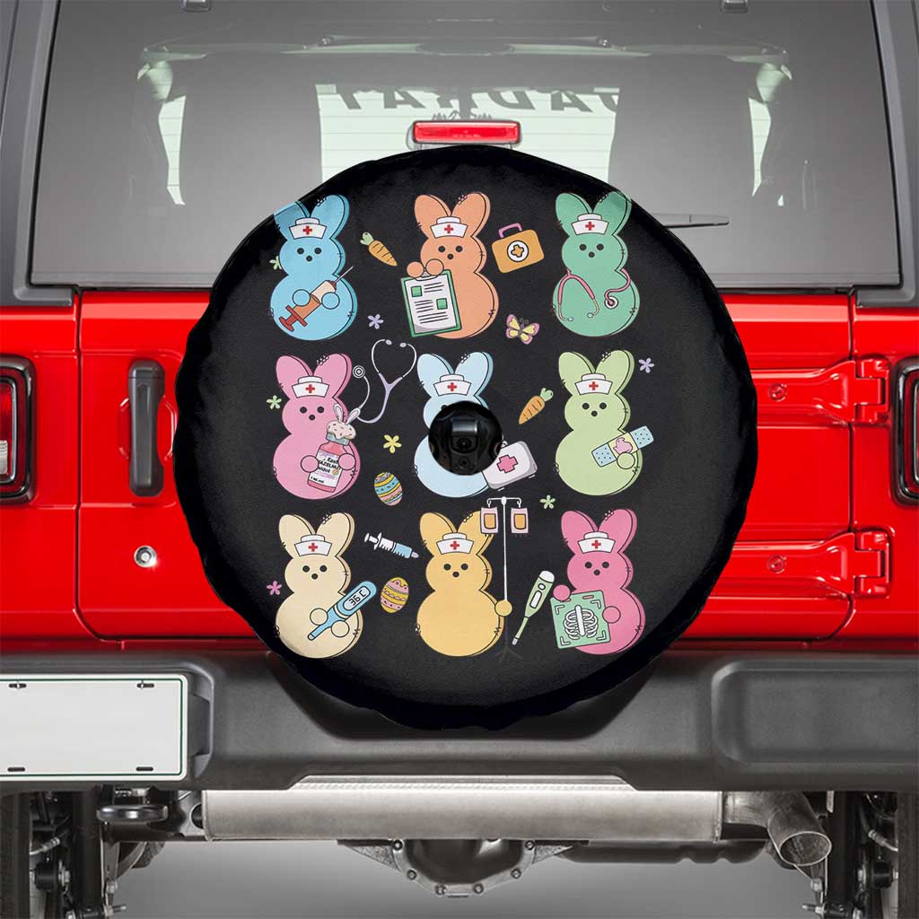Easter Nurse Bunny Spare Tire Cover Funny Nursing Easter Spring Nurse Gift - Wonder Print Shop