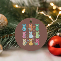 Easter Nurse Bunny Ceramic Ornament Funny Nursing Easter Spring Nurse Gift - Wonder Print Shop