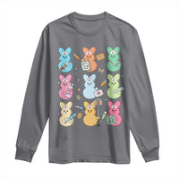 Easter Nurse Bunny Long Sleeve Shirt Funny Nursing Easter Spring Nurse Gift - Wonder Print Shop