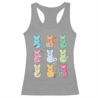 Easter Nurse Bunny Racerback Tank Top Funny Nursing Easter Spring Nurse Gift - Wonder Print Shop