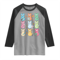 Easter Nurse Bunny Raglan Shirt Funny Nursing Easter Spring Nurse Gift - Wonder Print Shop