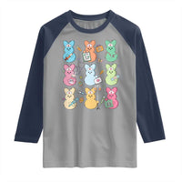 Easter Nurse Bunny Raglan Shirt Funny Nursing Easter Spring Nurse Gift - Wonder Print Shop