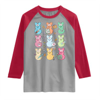 Easter Nurse Bunny Raglan Shirt Funny Nursing Easter Spring Nurse Gift - Wonder Print Shop