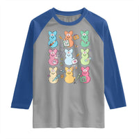 Easter Nurse Bunny Raglan Shirt Funny Nursing Easter Spring Nurse Gift - Wonder Print Shop