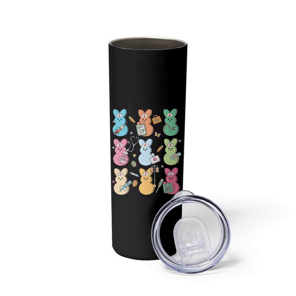 Easter Nurse Bunny Skinny Tumbler Funny Nursing Easter Spring Nurse Gift - Wonder Print Shop
