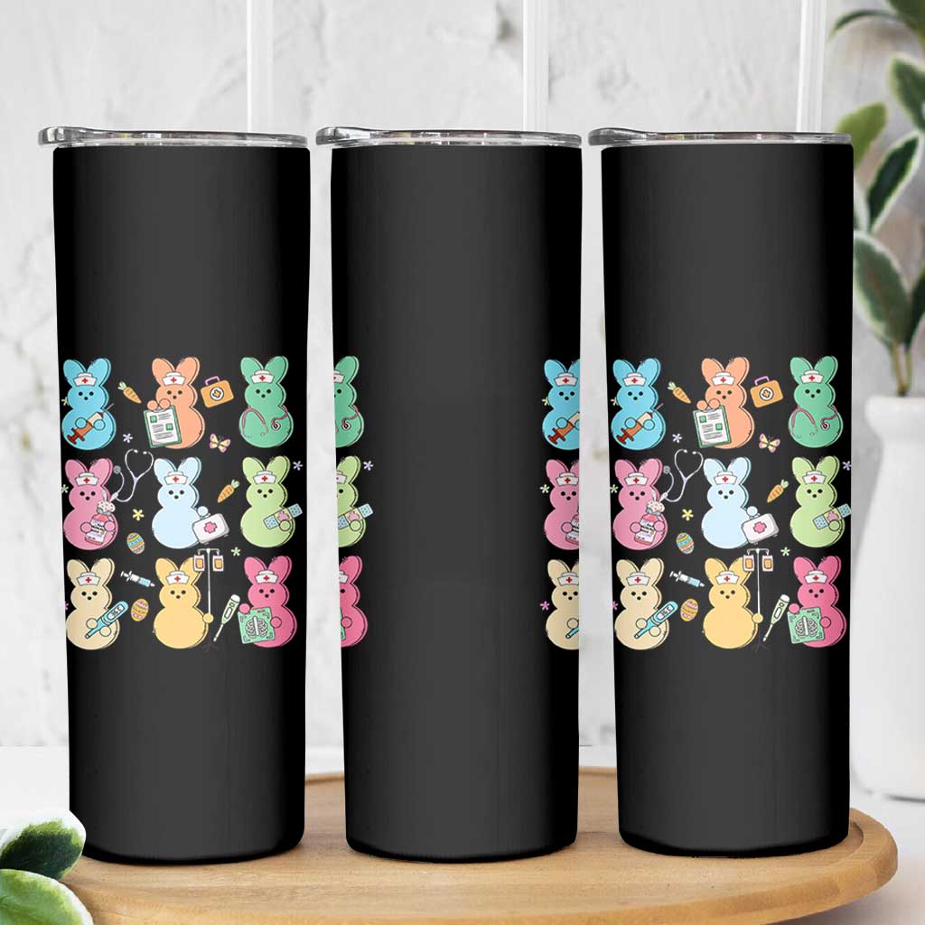 Easter Nurse Bunny Skinny Tumbler Funny Nursing Easter Spring Nurse Gift - Wonder Print Shop