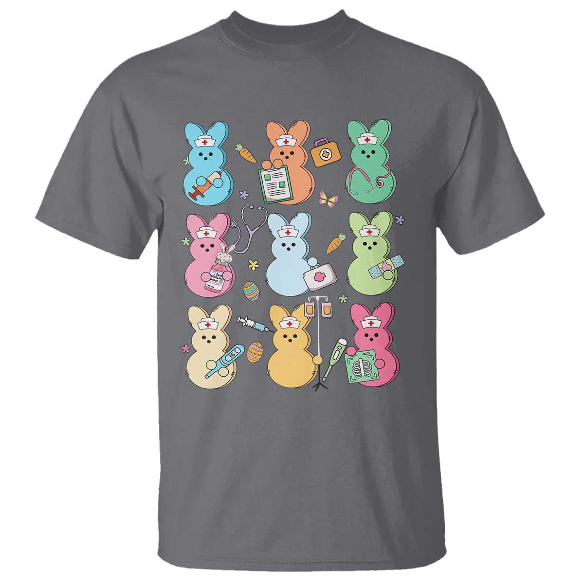 Easter Nurse Bunny T Shirt Funny Nursing Easter Spring Nurse Gift - Wonder Print Shop