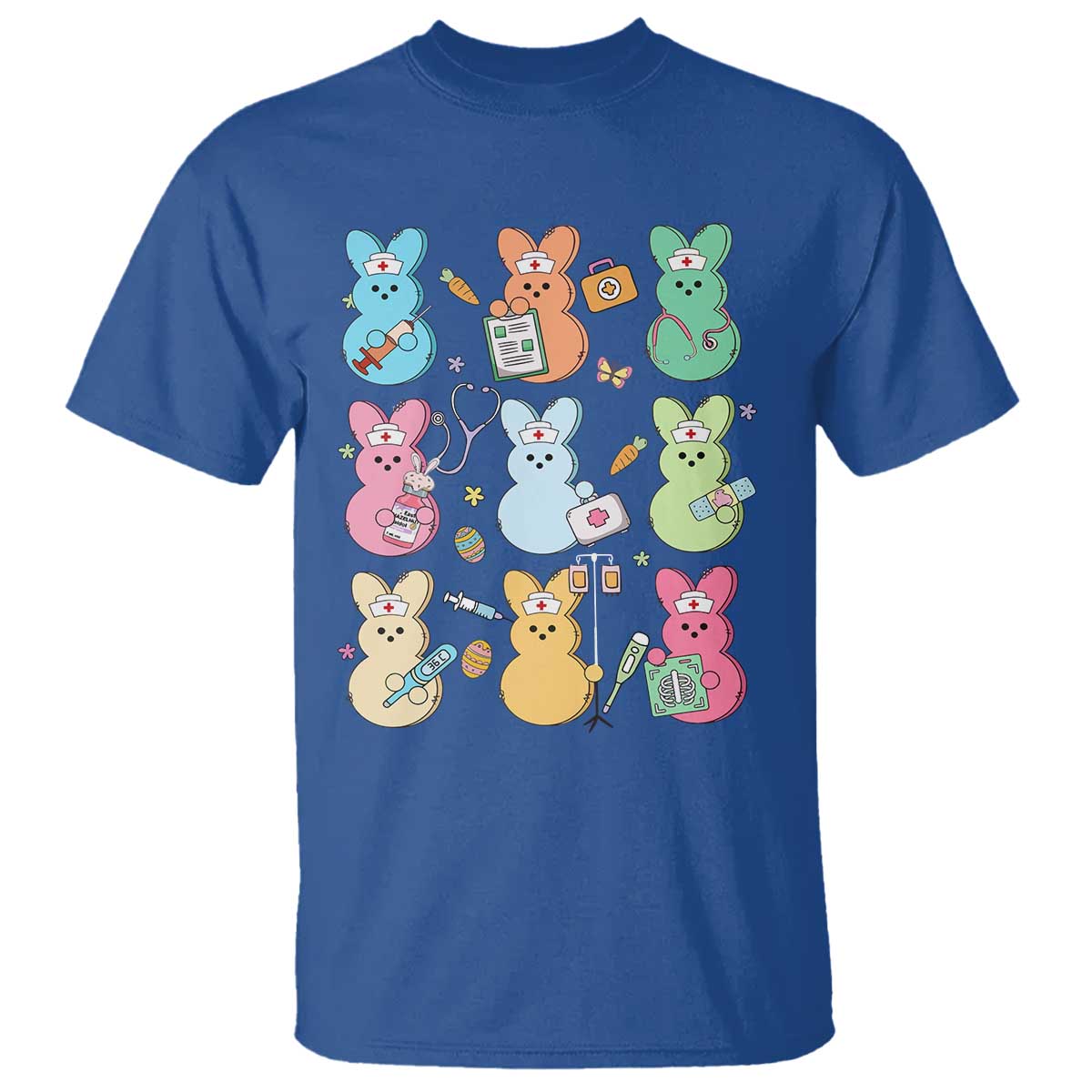 Easter Nurse Bunny T Shirt Funny Nursing Easter Spring Nurse Gift - Wonder Print Shop