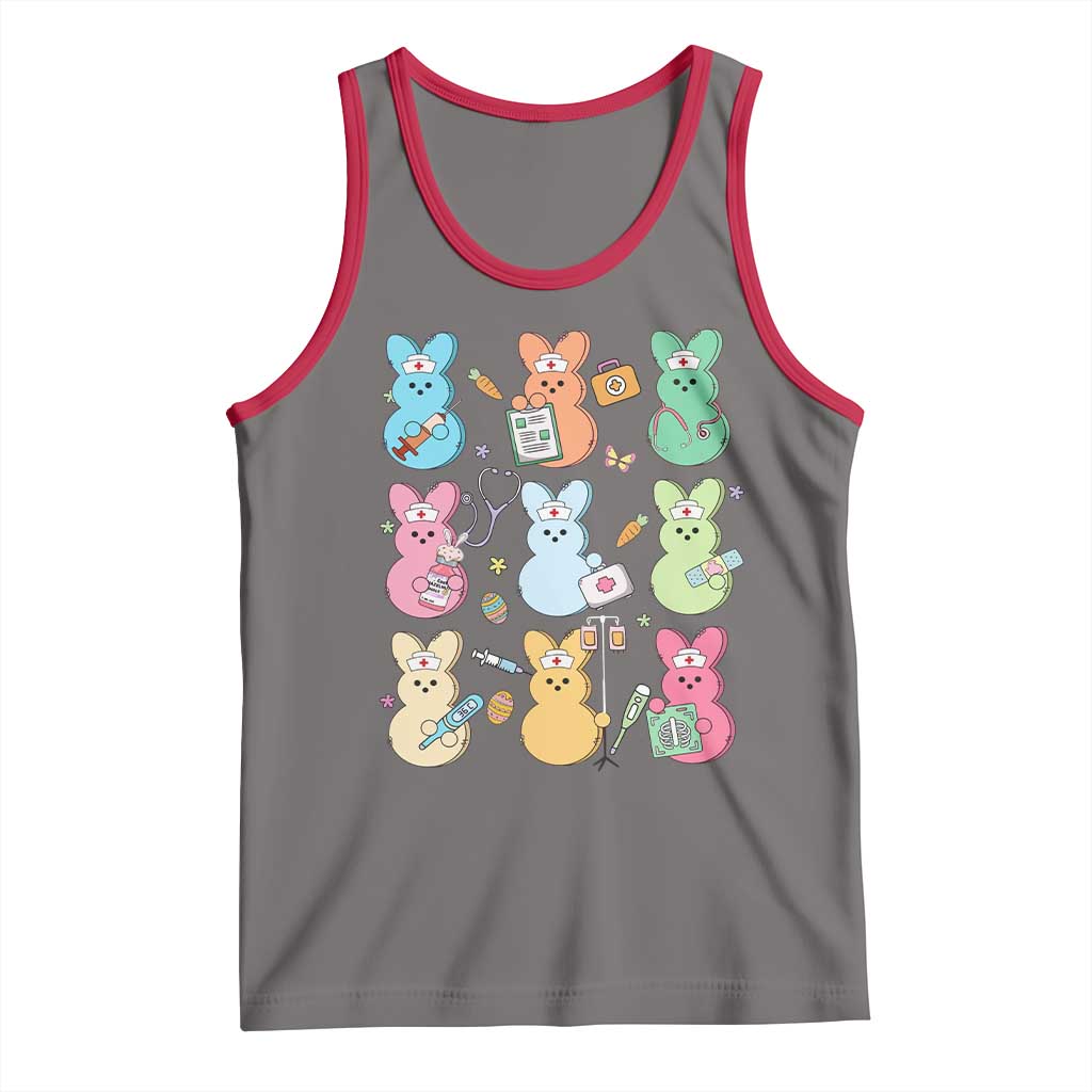 Easter Nurse Bunny Tank Top Funny Nursing Easter Spring Nurse Gift - Wonder Print Shop