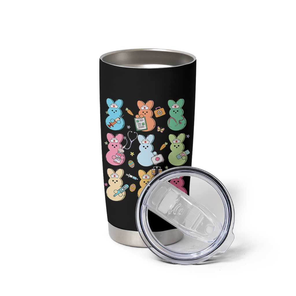Easter Nurse Bunny Tumbler Cup Funny Nursing Easter Spring Nurse Gift - Wonder Print Shop