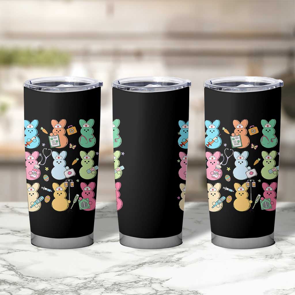 Easter Nurse Bunny Tumbler Cup Funny Nursing Easter Spring Nurse Gift - Wonder Print Shop