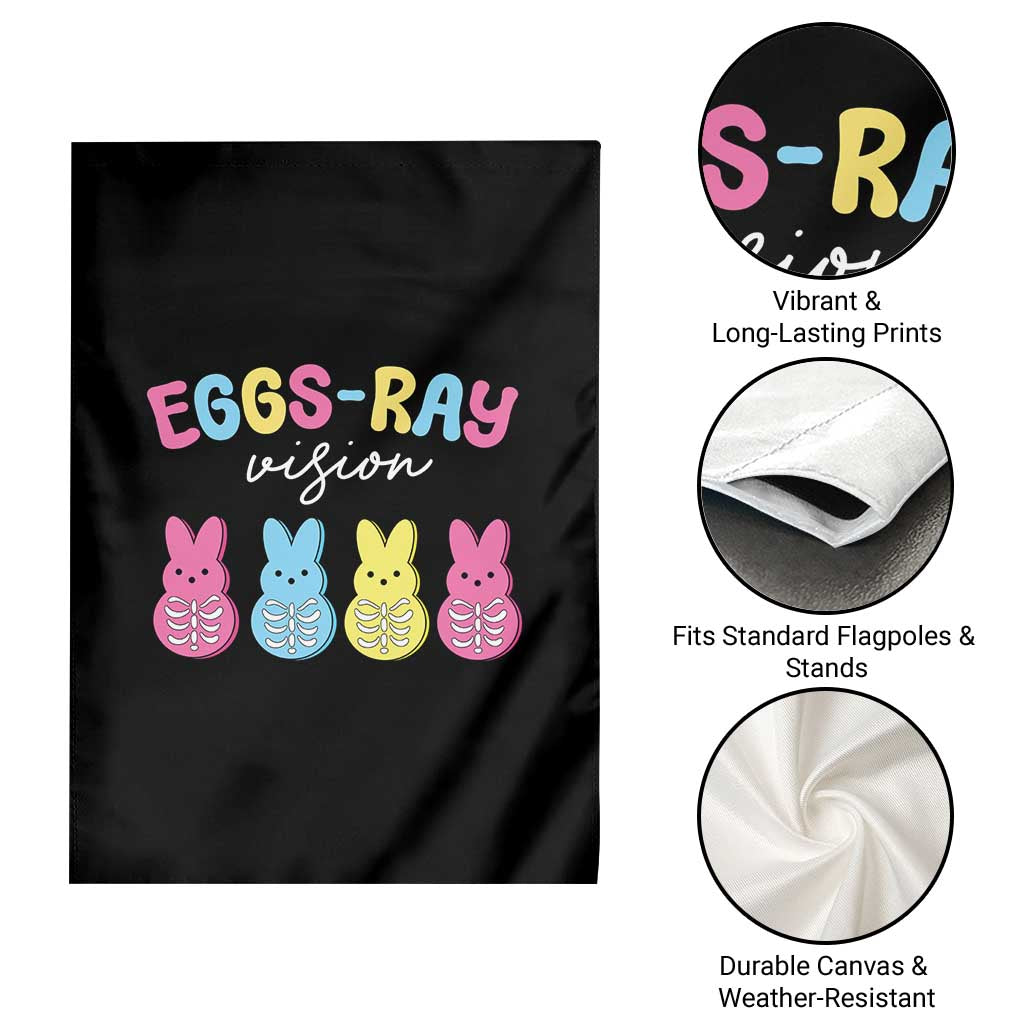 Radiology Easter Garden Flag Eggs Ray Vision Xray Tech - Wonder Print Shop