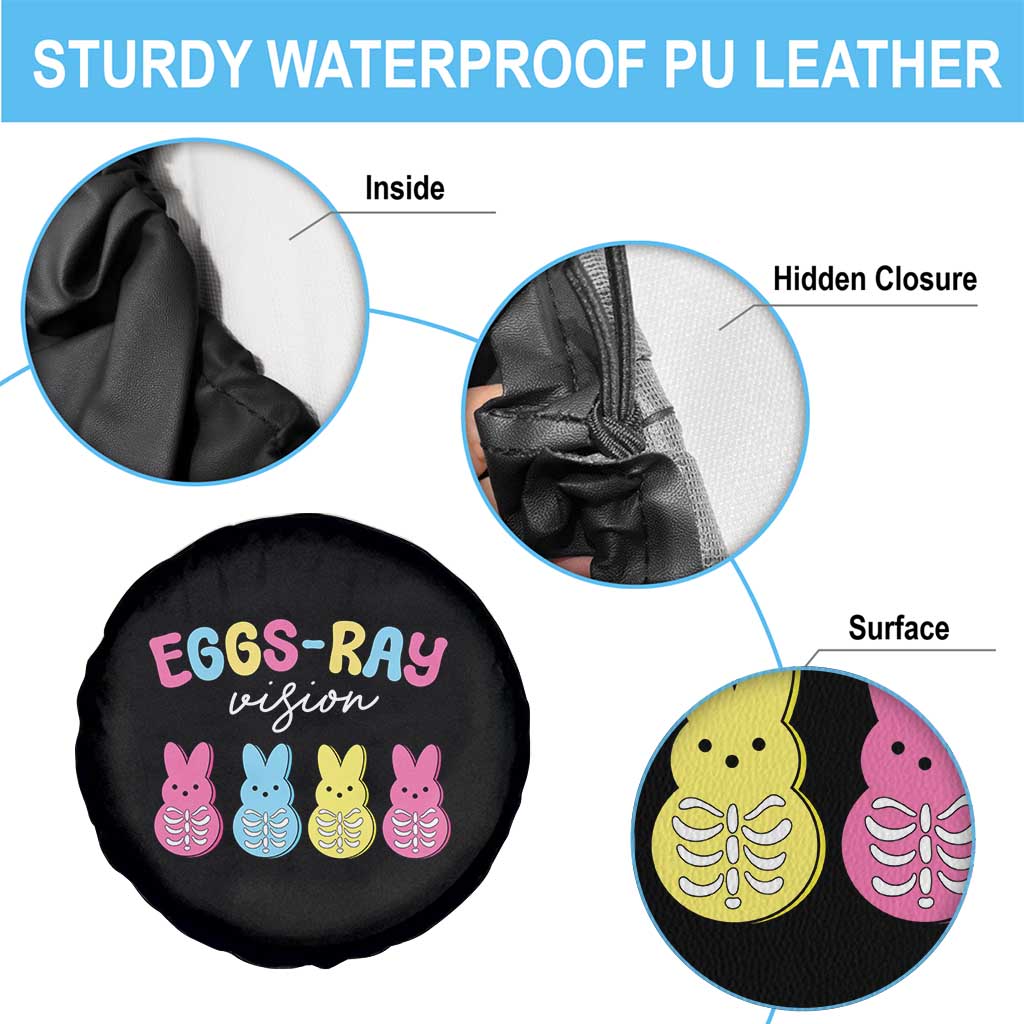 Radiology Easter Spare Tire Cover Eggs Ray Vision Xray Tech - Wonder Print Shop