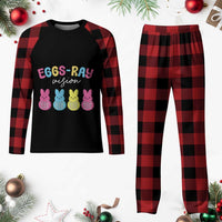 Radiology Easter Plaid Pajama Set Eggs Ray Vision Xray Tech - Wonder Print Shop