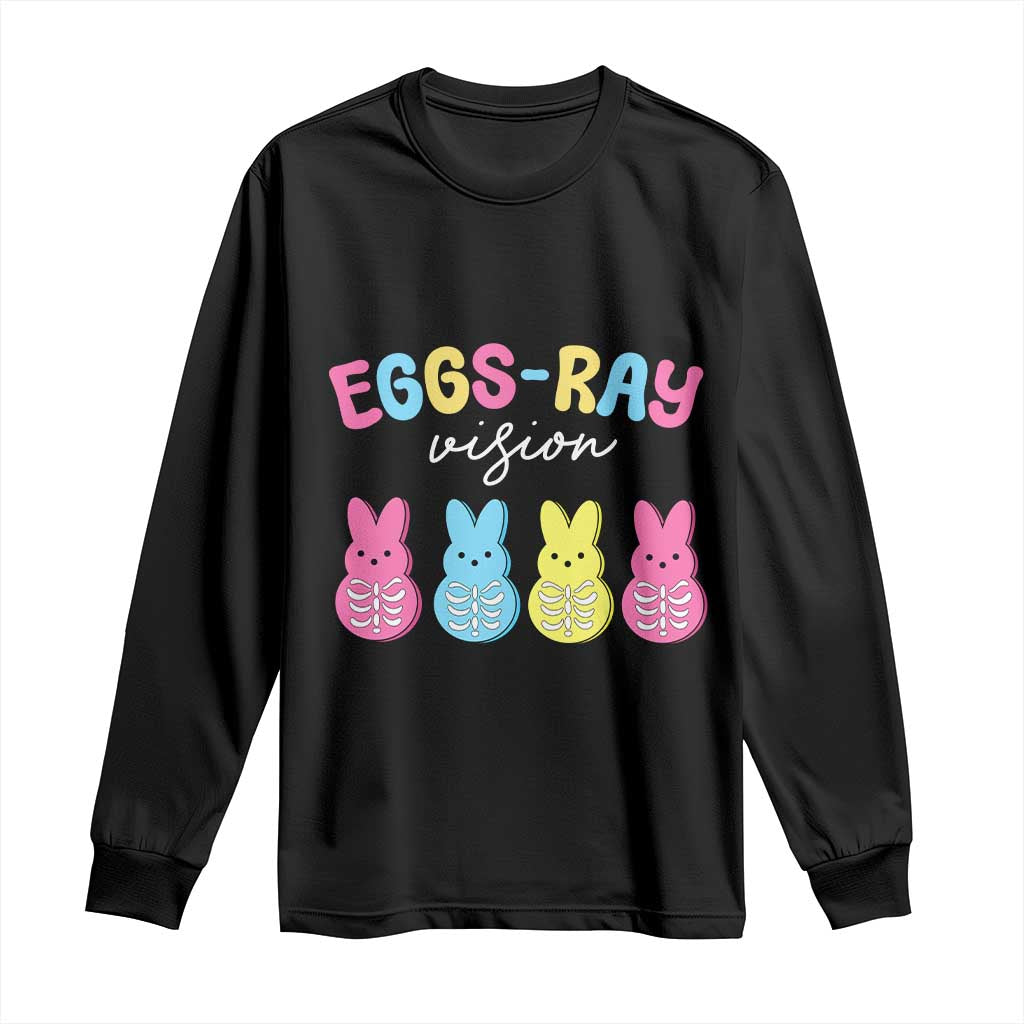 Radiology Easter Long Sleeve Shirt Eggs Ray Vision Xray Tech - Wonder Print Shop