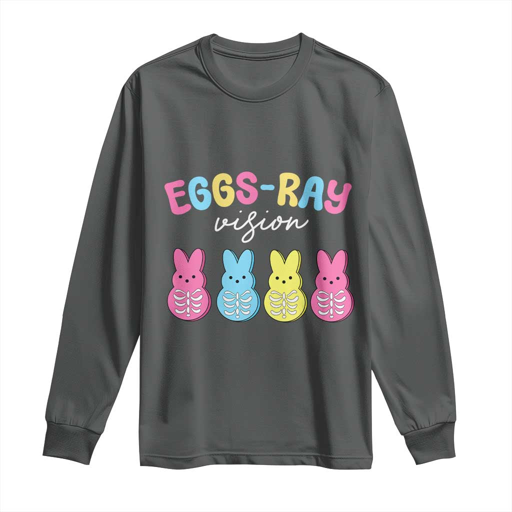 Radiology Easter Long Sleeve Shirt Eggs Ray Vision Xray Tech - Wonder Print Shop