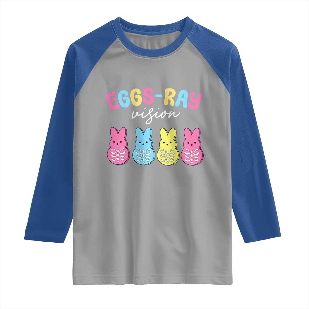 Radiology Easter Raglan Shirt Eggs Ray Vision Xray Tech - Wonder Print Shop
