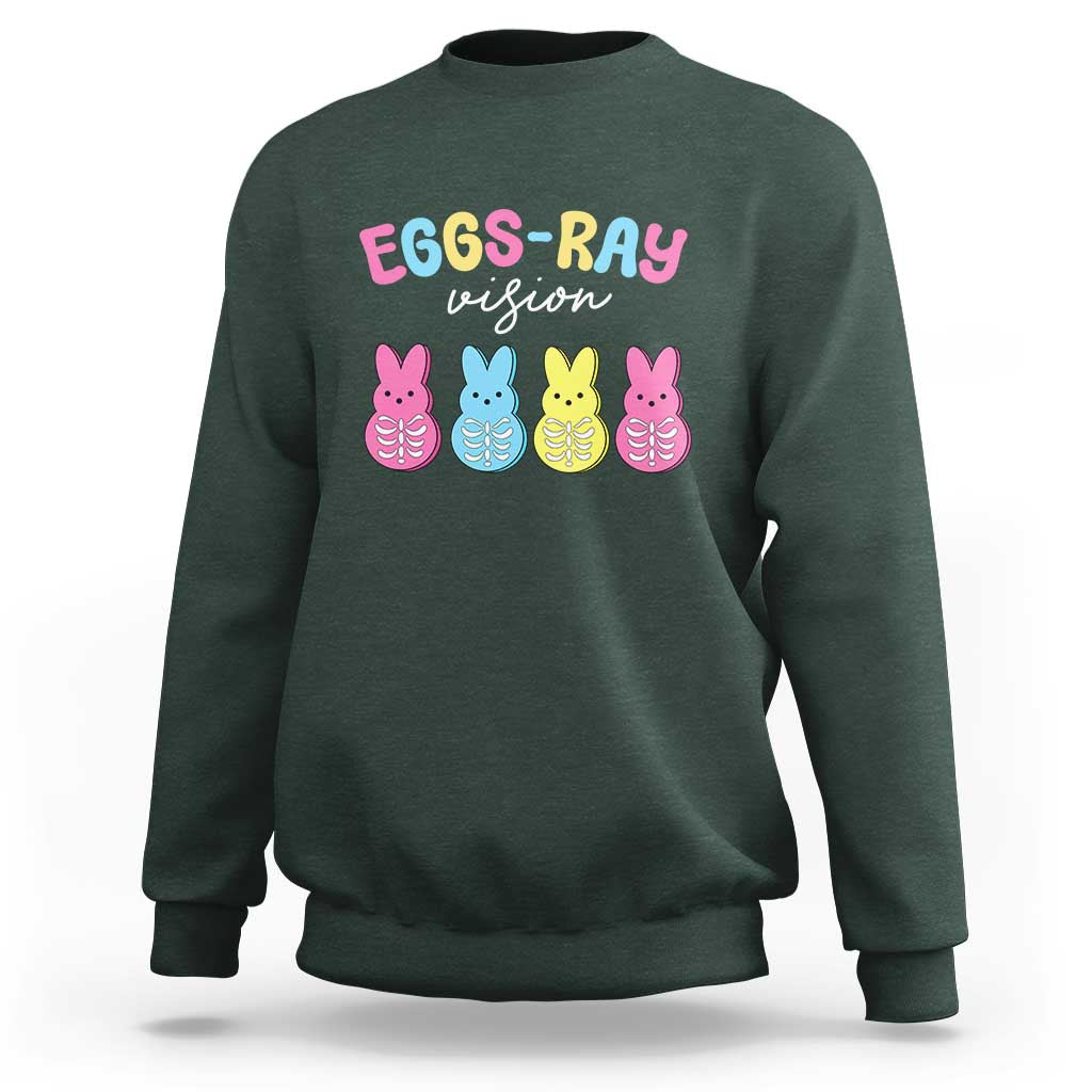 Radiology Easter Sweatshirt Eggs Ray Vision Xray Tech - Wonder Print Shop
