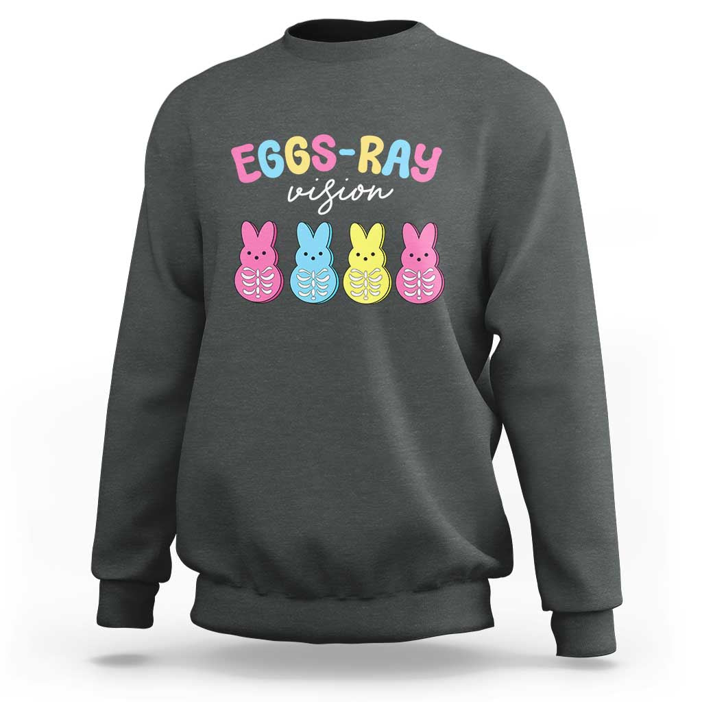 Radiology Easter Sweatshirt Eggs Ray Vision Xray Tech - Wonder Print Shop