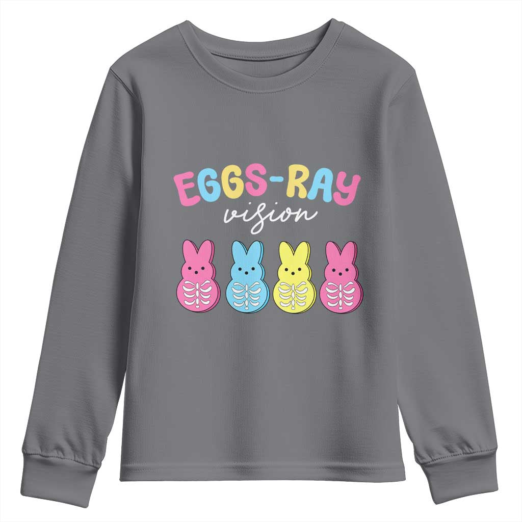 Radiology Easter Youth Sweatshirt Eggs Ray Vision Xray Tech - Wonder Print Shop