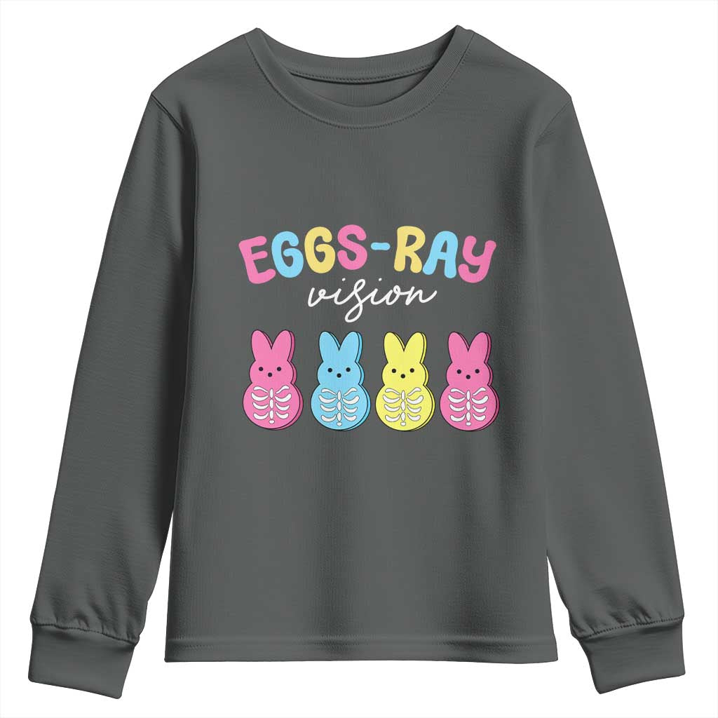 Radiology Easter Youth Sweatshirt Eggs Ray Vision Xray Tech - Wonder Print Shop
