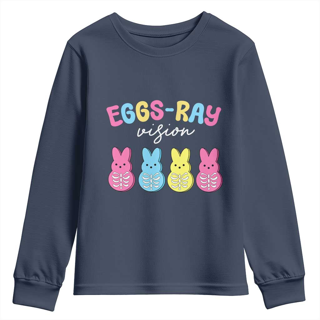 Radiology Easter Youth Sweatshirt Eggs Ray Vision Xray Tech - Wonder Print Shop