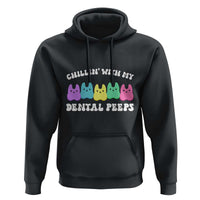 Easter Dental Bunny Hoodie Chilling With My Dental Peeps - Wonder Print Shop