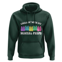 Easter Dental Bunny Hoodie Chilling With My Dental Peeps - Wonder Print Shop