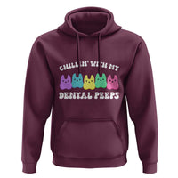 Easter Dental Bunny Hoodie Chilling With My Dental Peeps - Wonder Print Shop