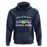 Easter Dental Bunny Hoodie Chilling With My Dental Peeps - Wonder Print Shop
