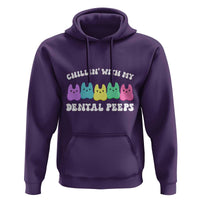 Easter Dental Bunny Hoodie Chilling With My Dental Peeps - Wonder Print Shop