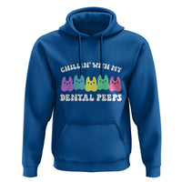 Easter Dental Bunny Hoodie Chilling With My Dental Peeps - Wonder Print Shop