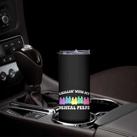 Easter Dental Bunny Skinny Tumbler Chilling With My Dental Peeps - Wonder Print Shop