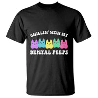 Easter Dental Bunny T Shirt Chilling With My Dental Peeps - Wonder Print Shop