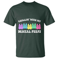 Easter Dental Bunny T Shirt Chilling With My Dental Peeps - Wonder Print Shop