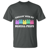 Easter Dental Bunny T Shirt Chilling With My Dental Peeps - Wonder Print Shop