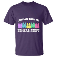 Easter Dental Bunny T Shirt Chilling With My Dental Peeps - Wonder Print Shop