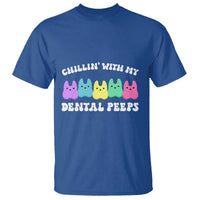Easter Dental Bunny T Shirt Chilling With My Dental Peeps - Wonder Print Shop