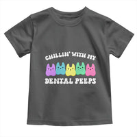 Easter Dental Bunny Toddler T Shirt Chilling With My Dental Peeps - Wonder Print Shop